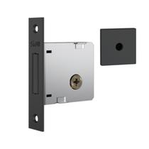 Fechadura de Segurança Trava Auxiliar 1004 Tetra Chave Roseta Quadrada1 Preto Fosco 40mm Stam Fechadura de Segurança Trava Auxiliar 1004 Tetra Chave Roseta Quadrada1 Preto Fosco 40mm Stam