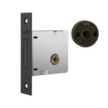 Fechadura de Segurança Trava Auxiliar 1004 Tetra Chave Roseta Redonda Colonial 40mm Stam Fechadura de Segurança Trava Auxiliar 1004 Tetra Chave Roseta Redonda Colonial 40mm Stam