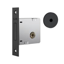 Fechadura de Segurança Trava Auxiliar 1004 Tetra Chave Roseta Redonda Preto Fosco 40mm Stam Fechadura de Segurança Trava Auxiliar 1004 Tetra Chave Roseta Redonda Preto Fosco 40mm Stam