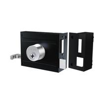 Fechadura De Sobrepor Stam Tetra 100MM 1701/100 ESP IX Preto Fosco Fechadura De Sobrepor Stam Tetra 100MM 1701/100 ESP IX Preto Fosco