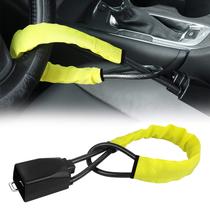 Fechadura de volante de carro KAYCENTOP Dispositivo anti-roubo amarelo Fechadura de volante de carro KAYCENTOP Dispositivo anti-roubo amarelo