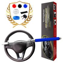Fechadura de volante Tevlaphee Anti-Theft Car Blue Key Lock