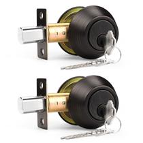 Fechadura Deadbolt Lock de cilindro duplo Probrico Oil Rubbed Bronze