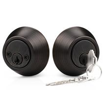 Fechadura Deadbolt Lock de cilindro duplo Probrico Oil Rubbed Bronze