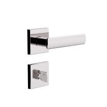 Fechadura Design Banheiro Roseta Quadrada 55mm Cromado 841B817CR 3F