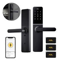 Fechadura digital agl h20 black wifi Fechadura digital agl h20 black wifi