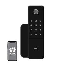 Fechadura Digital Agl T12s Preta Wifi App Biometria E Senha Fechadura Digital Agl T12s Preta Wifi App Biometria E Senha