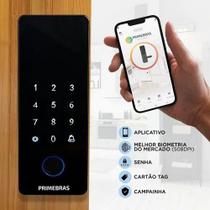 Fechadura Digital Biometrica Eletronica Com App Athenas Madeira Primebras