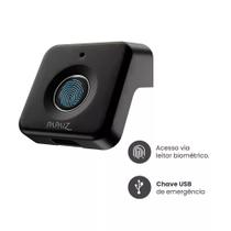 Fechadura Digital Biométrica para Móveis com Puxador PPZ-1005 Preto Papaiz Fechadura Digital Biométrica para Móveis com Puxador PPZ-1005 Preto Papaiz
