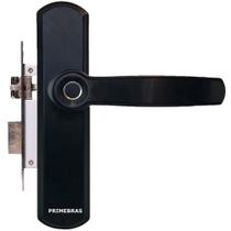 Fechadura Digital Biométrica Primebras Lisboa P-6001 App - Preta