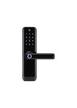 Fechadura Digital Biométrica Wi-Fi Tuya com Impressão Digital Senha Cartão RFID IC App Campainha Integrada Porta US