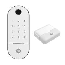 Fechadura Digital Biometrica Yale Lia Rolete Branca Externa Ip55 Fechadura Digital Biometrica Yale Lia Rolete Branca Externa Ip55