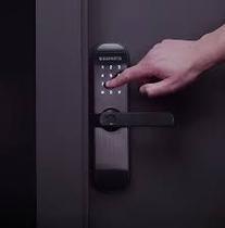 Fechadura digital c/ macaneta biometrica