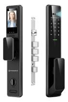 Fechadura Digital Com Reconhecimento Facial WiFi Aplicativo Primebras Zurich P7002 Fechadura Digital Com Reconhecimento Facial WiFi Aplicativo Primebras Zurich P7002