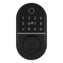 Fechadura Digital Compact Trinco Rolete Com Biometria E Senha Yale Externa IP55