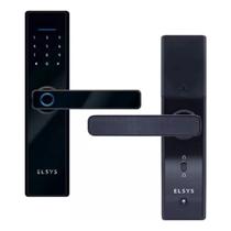 Fechadura Digital De Embutir Com Biometria e Senha Esf-de2000b Preta Elsys Fechadura Digital De Embutir Com Biometria e Senha Esf-de2000b Preta Elsys