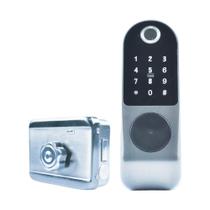 Fechadura Digital de Sobrepor com Touch e Sensor Biométrico - Proeletronic