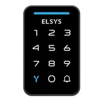 Fechadura Digital De Sobrepor Dance Esf-Ds910V Preta Elsys