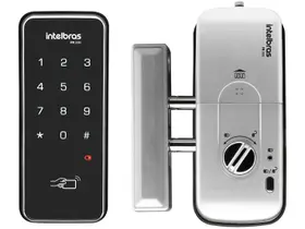 Fechadura Digital de Sobrepor FR 201 Preta Intelbras Fechadura Digital de Sobrepor FR 201 Preta Intelbras