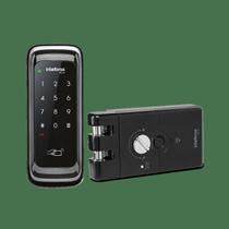 Fechadura Digital de Sobrepor Intelbras Fr 210 para Porta de Correr Touch Screen 4 Senhas Preto Fechadura Digital de Sobrepor Intelbras Fr 210 para Porta de Correr Touch Screen 4 Senhas Preto
