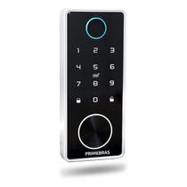 Fechadura Digital Dubai Wifi de embutir Eletrônica Inteligente com Biometria, Tags e Cartão Preta Primebras Fechadura Digital Dubai Wifi de embutir Eletrônica Inteligente com Biometria, Tags e Cartão Preta Primebras