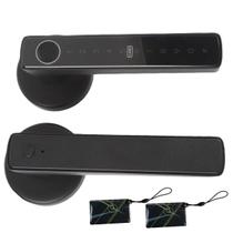 Fechadura Digital Eletronica App Celular Bluetooth Biometria Senha Chave Cartao Maçaneta Porta Inteligente Segurança Fechadura Digital Eletronica App Celular Bluetooth Biometria Senha Chave Cartao Maçaneta Porta Inteligente Segurança