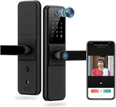 Fechadura Digital Eletronica Casa Wi-fi Com Camera, Biometria, Tag