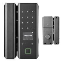 Fechadura Digital Eletronica Porta Inteligente App Celular Senha Biometria Cartao Rf Segurança Casa Escritorio Comercio Residencia