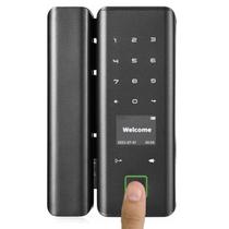 Fechadura Digital Eletronica Porta Inteligente Smart App Celular Biometria Senha Cartao Card Segurança Escritorio