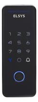 Fechadura Digital Elsys Preta Esf-ds4100v Senha E Tag Tecno