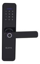 Fechadura Digital Embutir Wi-fi App Biometria Preto - Elsys Fechadura Digital Embutir Wi-fi App Biometria Preto - Elsys