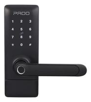 Fechadura Digital Embutir Wi-fi App Biometria Preto - Pado