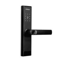 Fechadura Digital FDE-250 de embutir Eletrônica Inteligente Wifi com Biometria e Cartão Preta Pado