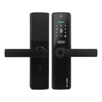 Fechadura Digital Knup CA609 Biométrica Facial Voz Wi-Fi Câmera Black Piano Fechadura Digital Knup CA609 Biométrica Facial Voz Wi-Fi Câmera Black Piano