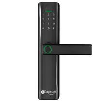 Fechadura Digital Kuanttum Com Biometria Senha Cartão Tag Delta Eletrica