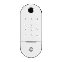 Fechadura Digital Lia Biometria Resistente à Chuva Branca Fechadura Digital Lia Biometria Resistente à Chuva Branca