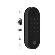 Fechadura Digital Lia BP Porta de Correr Preta Fosca Yale Fechadura Digital Lia BP Porta de Correr Preta Fosca Yale