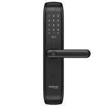 Fechadura digital mfd7000 maçaneta senha/tag/biometria preta