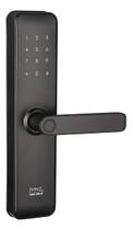 Fechadura Digital Papaiz Fit Lock Preto Fosco Biométrica