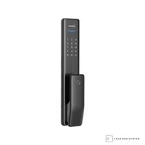 Fechadura Digital Philips Alpha Push and Pull Biometria, Cartão RFID e Aplicativo