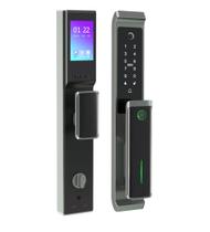 Fechadura Digital S933MAX BT TTLock Senha Cartao Chave Preta