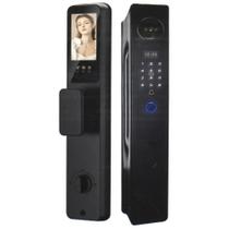 Fechadura Digital Satellite SL-82M 3D Face Smart Lock Preta