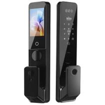 Fechadura Digital Satellite SL-86M Face Reconh. Facial Preto