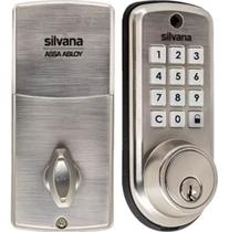 Fechadura Digital Silvana Sdd115 Com Senha E Chave Niquelada