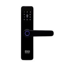 Fechadura Digital Silvana SDD300 Biometria Cartão Senha Preta Fechadura Digital Silvana SDD300 Biometria Cartão Senha Preta