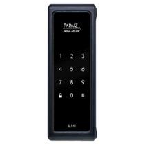 Fechadura Digital Touch Screen Sobrepor Preta Com Senha Sl140 - PAPAIZ