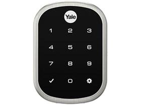 Fechadura Digital Yale YRD 256 com Senha - Interna de Embutir Preta Compatível com Alexa