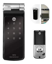 Fechadura Digital YDF 40 Biometria Compatível com Assistente Virtual Yale