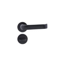 Fechadura duna imab banheiro wc preta preto pp tranqueta 40mm Fechadura duna imab banheiro wc preta preto pp tranqueta 40mm