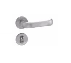 Fechadura duna imab externa cromo acetinada escovada c/ cilindro chave pequena 40mm